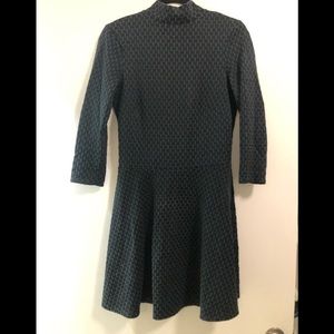 H&M mock neck skater dress